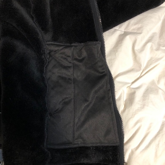 Black fuzzy jacket - Picture 3 of 3